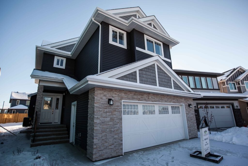 garage building in oliver edmonton | landry homes